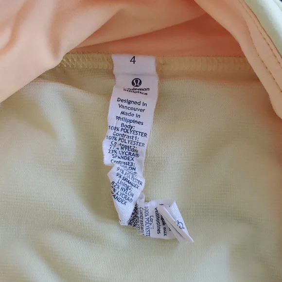 Mellow yellow lululemon speed shorts - Picture 3 of 8